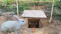 کلیپ آموزش ساخت تله زمینی خرگوش