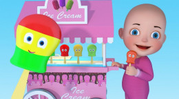 کارتون موزیکال کودکانه Ice Cream Song | Billion Surprise Toys