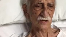 فیلم آخرین صحبت های داریوش اسدزاده در بیمارستان