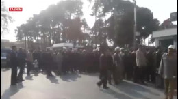 فیلم راهپیمایی مردم اصفهان علیه اغتشاشگران