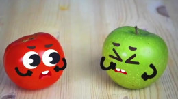 انیمیشن خنده دار و جالب میوه های شیطون
