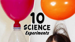 ۱۰ آزمایش علمی برای پروژه های مدرسه کودکان