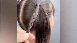 آموزش بستن موی دختر بچه