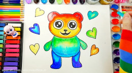آموزش نقاشی به کودکان | این قسمت نقاشی خرس