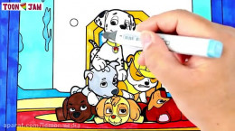 آموزش نقاشی به کودکان | این قسمت نقاشی سگهای نگهبان