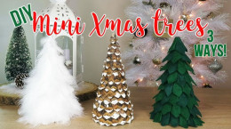 آموزش ساخت چند مدل درخت زیبا برای کریسمس