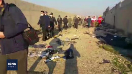 فیلم و تصاویر دلخراش از هواپیمای اوکراینی در نزدیکی فرودگاه امام