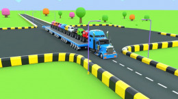 انیمیشن ماشین های رنگی و کامیون قهرمان برای خردسالان