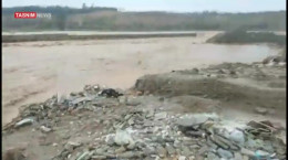 طغیان رودخانه در منطقه سازمانی‌ پلدختر وضعیت را ‌بحرانی کرد