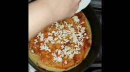 طرز تهیه پیتزا برنج تابه ای در سه سوت