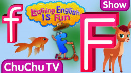 آموزش حرف F با شعرهای انگلیسی به کودکان