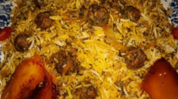 دستور پخت کلم پلو غذای شب یلدا شیرازی ها