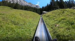 تجربه سورتمه سواری در طبیعت سوئیس