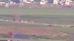 فیلم لحظه هدف‌گیری خودروی گروه خبری شبکه العالم در حلب