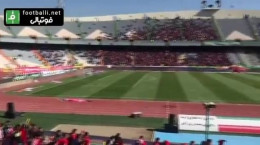 حال و هوای طرفداران پرسپولیس و استقلال در ورزشگاه آزادی