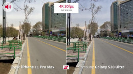 مقایسه فیلمبرداری سامسونگ گلکسی S۲۰ اولترا با اپل آیفون ۱۱ پرو مک