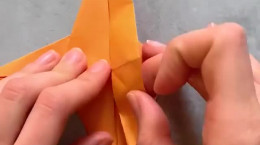 آموزش تصویری ساخت کاردستی پرنده با کاغذ