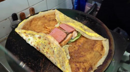 طرز درست کردن ساندویچ تخم مرغ چینی در سئول