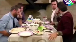 طنز حامد آهنگی در شام ایرانی