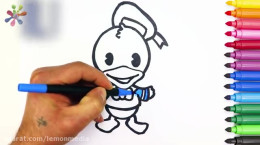 آموزش نقاشی به کودکان | این قسمت نقاشی شخصیت های دیزنی