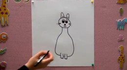 آموزش نقاشی به کودکان | این قسمت نقاشی گربه زبل