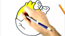 آموزش نقاشی جوجه زرد کوچولو برای بچه ها
