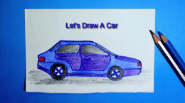 آموزش کشیدن نقاشی ماشین