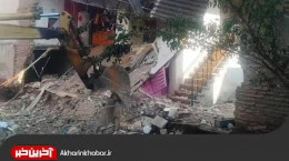 فروریختن دیوار کلاس در علی آبادکتول