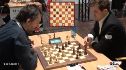 رقابت شطرنج بین Alexander Grischuk و Magnus Carlsen