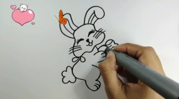 آموزش نقاشی کشیدن خرگوش برای کودکان