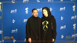 فرشته حسینى و نوید محمدزاده در جشنواره فیلم فجر
