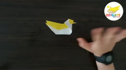 آموزش ساخت پرنده با کاغذ رنگی