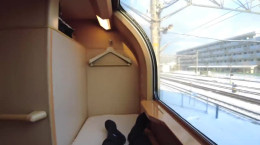 نگاهی به ارزانترین اتاق خصوصی در قطار ژاپن