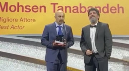 جایزه بهترین بازیگر مرد در بخش افق جشنواره ونیز به محسن تنابنده رسید