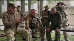 ویدیو حضور یوگنی پریگوژین را در مقر نظامی ارتش روسیه