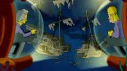 پیش بینی غرق شدن زیر دریایی تایتان در کارتون سیمپسون ها