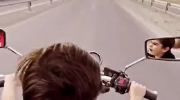 فیلم موتور سواری پسر بچه ۳ ساله ایرانی