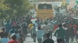 فیلم دنبال کردن اتوبوس کریستیانو رونالدو در تهران توسط هواداران