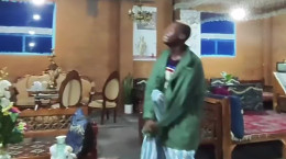 کلیپ اجرای رقص قدرجونی از جوان آفریقایی در اصفهان
