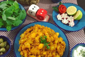 طرز تهیه ی دو پیازه مرحله به مرحله