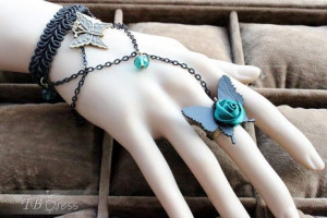 مدل دستبند انگشتر دار فانتزی دخترانه ۲۰۱۴