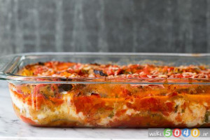طرز تهیه بادمجان با پنیر پارمسان