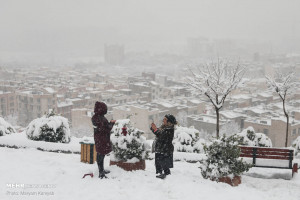تصاویر بارش برف زمستانی دی ماه ۹۸ در تهران