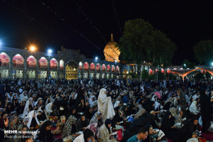 تصاویر مراسم احیای شب بیست و سوم رمضان ۹۸ در حرم مطهر شاهچراغ (ع)