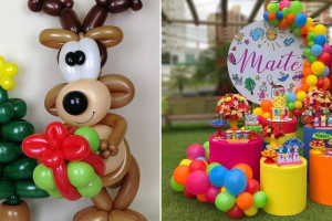 79 ایده جذاب برای تم تولد به همراه بادکنک آرایی