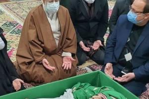 تصویر پیکر شهید محسن فخریزاده