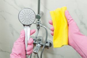 تمیز کردن سردوش حمام با چندین روش راحت و سریع