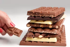 100 گرم شکلات تلخ چقدر کربوهیدرات دارد ؟