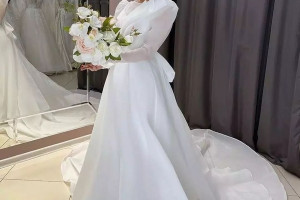 لباس عقد شیک 1401 برای عروس خانم های سخت پسند (با تور و بدون تور)