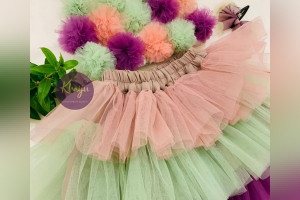 مدل لباس مجلسی توری بچه گانه 2023؛ ایده برای الگو برداری از لباس پرنسسی دخترانه